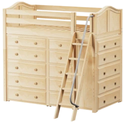 Maxtrix Twin High Loft Bed With Angled Ladder + Storage 29 Maxtrix Twin High Loft Bed With Angled Ladder + Storage -Kids Furniture EMPEROR NC 8aff03c3 8d7f 4ee4 acb7 5090d163cced