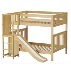 Maxtrix Full High Bunk Bed With Slide Platform 34 Maxtrix Full High Bunk Bed With Slide Platform -Kids Furniture EMPIRE NS 7ba4d3b4 5961 4980 97ae a366c125949f