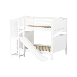 Maxtrix Full High Bunk Bed With Slide Platform 24 Maxtrix Full High Bunk Bed With Slide Platform -Kids Furniture EMPIRE WC