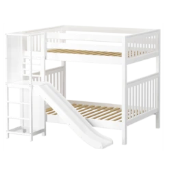 Maxtrix Full High Bunk Bed With Slide Platform 23 Maxtrix Full High Bunk Bed With Slide Platform -Kids Furniture EMPIRE WS b94354ab ea3e 4ac5 b46e d42429b425ed
