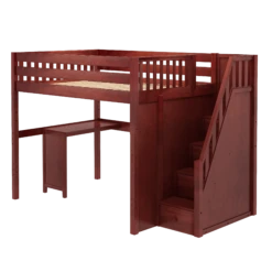 Maxtrix Full XL High Loft Bed With Stairs + Corner Desk -Kids Furniture ENORMOUS 15 CS aea6dfa3 48ee 412d 9ec5 7edbee74d941