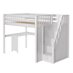 Maxtrix Full XL High Loft Bed With Stairs + Corner Desk -Kids Furniture ENORMOUS 15 WS 2 64814262 6c3a 4d9b a4c3 12ade7cdd053