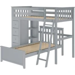 Jackpot Deluxe Edinburgh All In One Loft Bed Storage + Twin Bed -Kids Furniture Edinburgh1GL ae17be3a 9b67 4040 86cb d08b5bd61ab1