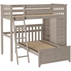 Jackpot Deluxe Edinburgh All In One Loft Bed Storage + Twin Bed -Kids Furniture Edinburgh1wLadderOnLeftStoneLeft 1cce684b 5e71 496e 8e51 c0675faa5db3