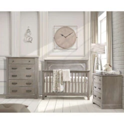 Nest Juvenile Emerson "5-in-1'' Convertible Crib -Kids Furniture Emerson Collection Baby Room in Sugarcane dc85bb6e dc30 4a8c 9011 c83cd947a9a6