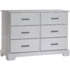 Natart Taylor Double Dresser -Kids Furniture FB tayler bureau blanc 1