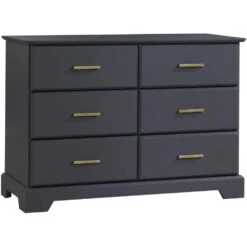 Natart Taylor Double Dresser -Kids Furniture FB tayler charcoal bureau