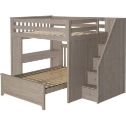 Jackpot Deluxe Fulham Full Over Full L-Shape Bunk With Staircase + Desk -Kids Furniture Fulham1StoneLeft 1 ccbf3cc3 fbaa 420e b2aa fb336ca54d20