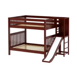 Maxtrix Full High Bunk Bed With Slide Platform 36 Maxtrix Full High Bunk Bed With Slide Platform -Kids Furniture GAMUT CS fd018c2a 617c 4be2 94e1 a1b351fc883d