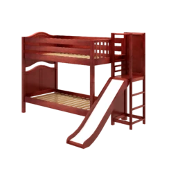 Maxtrix Twin Medium Bunk Bed With Slide Platform 37 Maxtrix Twin Medium Bunk Bed With Slide Platform -Kids Furniture GAP CC