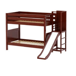 Maxtrix Twin Medium Bunk Bed With Slide Platform 24 Maxtrix Twin Medium Bunk Bed With Slide Platform -Kids Furniture GAP CP