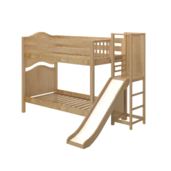 Maxtrix Twin Medium Bunk Bed With Slide Platform 35 Maxtrix Twin Medium Bunk Bed With Slide Platform -Kids Furniture GAP NC