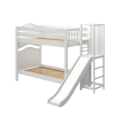 Maxtrix Twin Medium Bunk Bed With Slide Platform 33 Maxtrix Twin Medium Bunk Bed With Slide Platform -Kids Furniture GAP WC