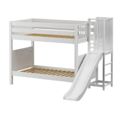 Maxtrix Twin Medium Bunk Bed With Slide Platform 36 Maxtrix Twin Medium Bunk Bed With Slide Platform -Kids Furniture GAP WP