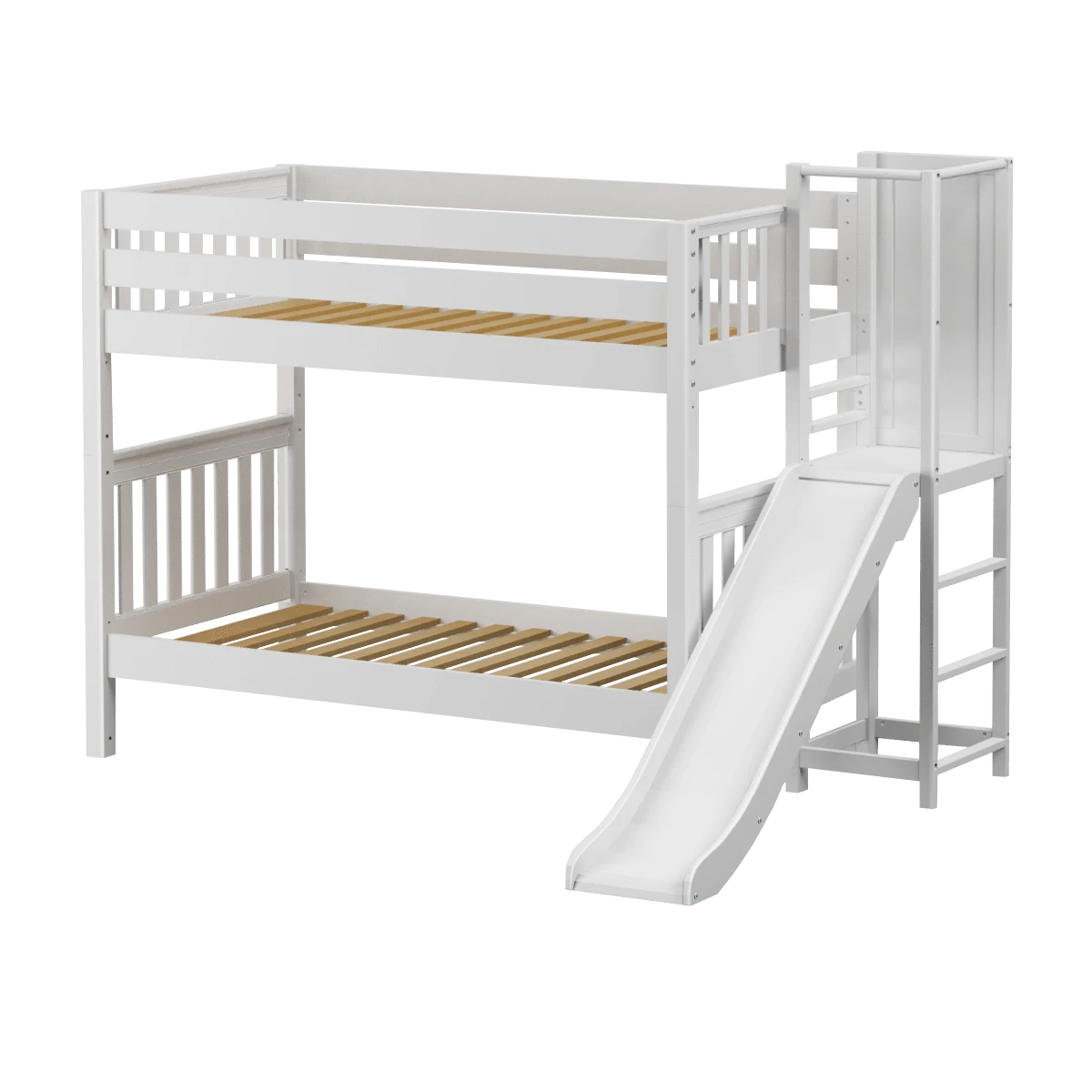 Maxtrix Twin Medium Bunk Bed With Slide Platform 5 Maxtrix Twin Medium Bunk Bed With Slide Platform - Image 3