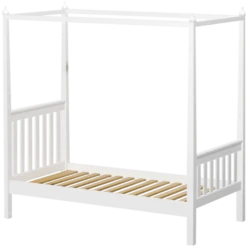 Maxtrix Twin Poster Bed -Kids Furniture GOLDILOCKS4 WS