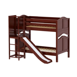 Maxtrix Twin Medium Bunk Bed With Slide Platform 27 Maxtrix Twin Medium Bunk Bed With Slide Platform -Kids Furniture GORGE CC