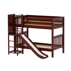 Maxtrix Twin Medium Bunk Bed With Slide Platform 25 Maxtrix Twin Medium Bunk Bed With Slide Platform -Kids Furniture GORGE CS