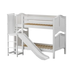 Maxtrix Twin Medium Bunk Bed With Slide Platform 31 Maxtrix Twin Medium Bunk Bed With Slide Platform -Kids Furniture GORGE WC