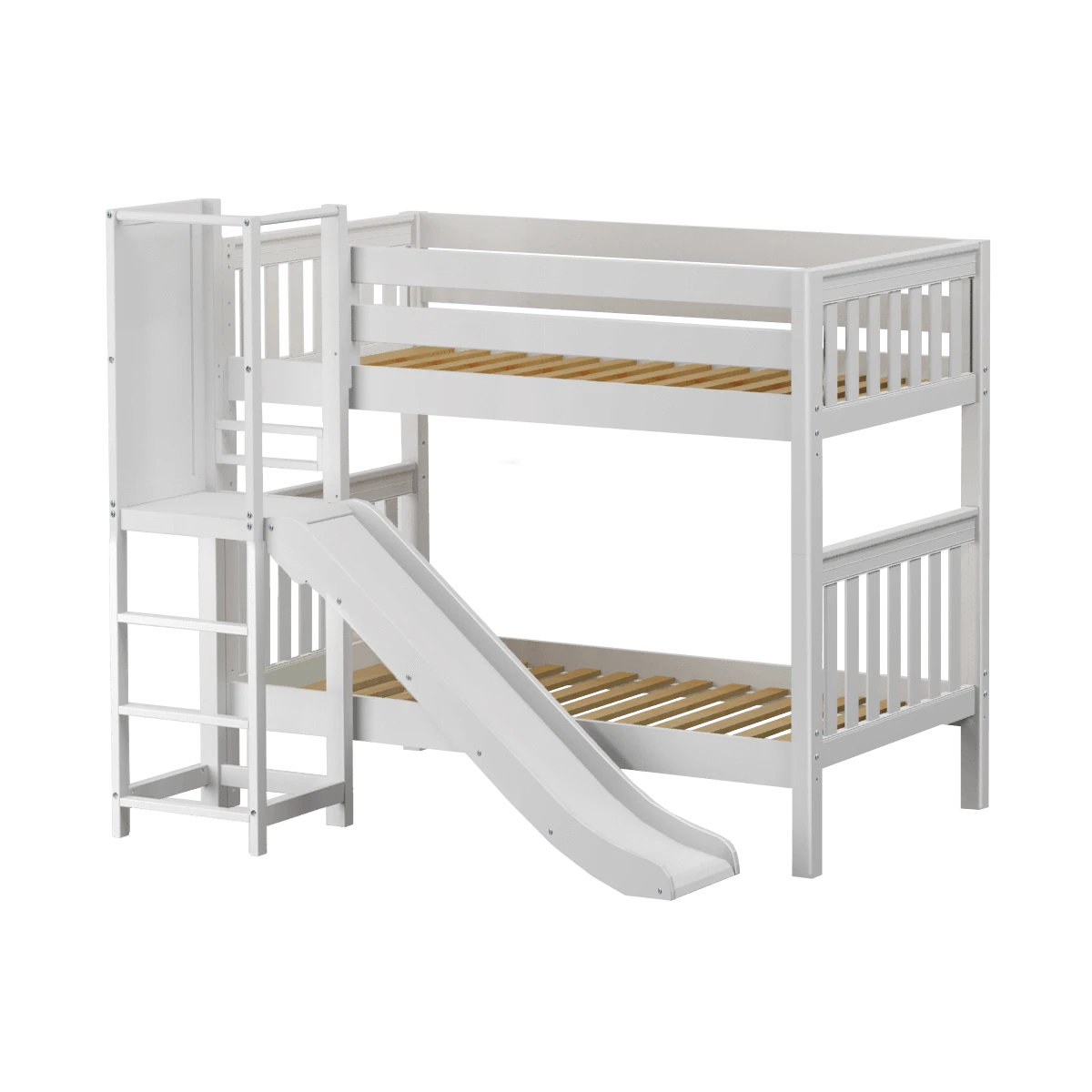 Maxtrix Twin Medium Bunk Bed With Slide Platform 6 Maxtrix Twin Medium Bunk Bed With Slide Platform - Image 4