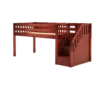 Maxtrix Twin Low Loft Bed With Stairs