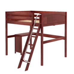 Maxtrix Full High Loft Bed + Corner Desk -Kids Furniture Giant 15 CP LEFT 2