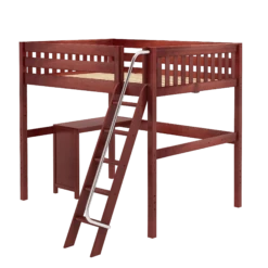 Maxtrix Full High Loft Bed + Corner Desk -Kids Furniture Giant 15 CS LEFT 2