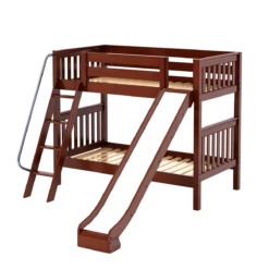 Maxtrix Twin Medium Bunk Bed With Slide -Kids Furniture HAPPY CS 91396d1b aff3 40fa b67e 45018be2e76d