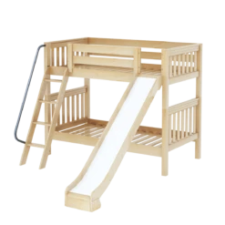 Maxtrix Twin Medium Bunk Bed With Slide -Kids Furniture HAPPY NS 0d375ad8 8a20 462a 8d44 5f6790791209