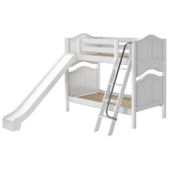 Maxtrix Twin Medium Bunk Bed With Slide -Kids Furniture HAPPY WC