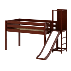 Maxtrix Twin Low Loft Bed With Slide Platform -Kids Furniture HOCUS CP 5dff4027 9f1a 41ea ac73 e83b68507f78
