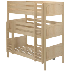 Maxtrix Twin Triple Bunk Bed With Ladder -Kids Furniture HOLY XL NP