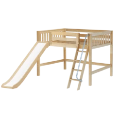 Maxtrix Full Mid Loft Bed With Slide 37 Maxtrix Full Mid Loft Bed With Slide -Kids Furniture HONEY NS c7daf639 6810 4ddf 9292 331ae2432752
