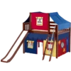Maxtrix Full Mid Loft Bed With Angled Ladder, Curtain, Top Tent + Slide 2 Maxtrix Full Mid Loft Bed With Angled Ladder, Curtain, Top Tent + Slide -Kids Furniture HONEY29 CS bf9aff30 741b 40c5 a3c1 dfbd7935b1f9