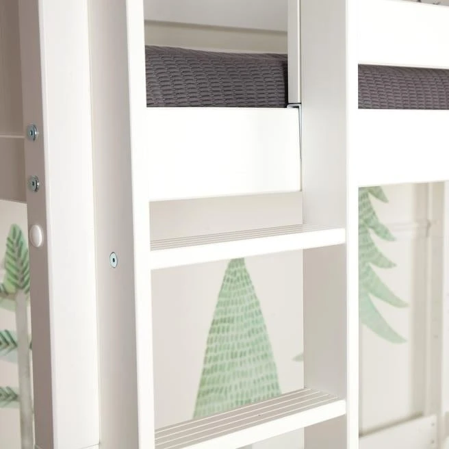 Maxtrix Twin High Loft Bed With Straight Ladder + Desk 7 Maxtrix Twin High Loft Bed With Straight Ladder + Desk - Image 5