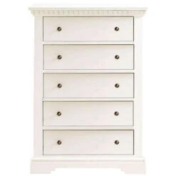 Natart Ithaca 5-Drawer Dresser 11 Natart Ithaca 5-Drawer Dresser -Kids Furniture Ithaca 5DD white 1