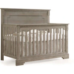 Natart Ithaca "5-in-1'' Convertible Crib -Kids Furniture Ithaca crib sugar cane