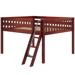 Maxtrix Queen Low Loft Bed -Kids Furniture JET RIDE XL CS