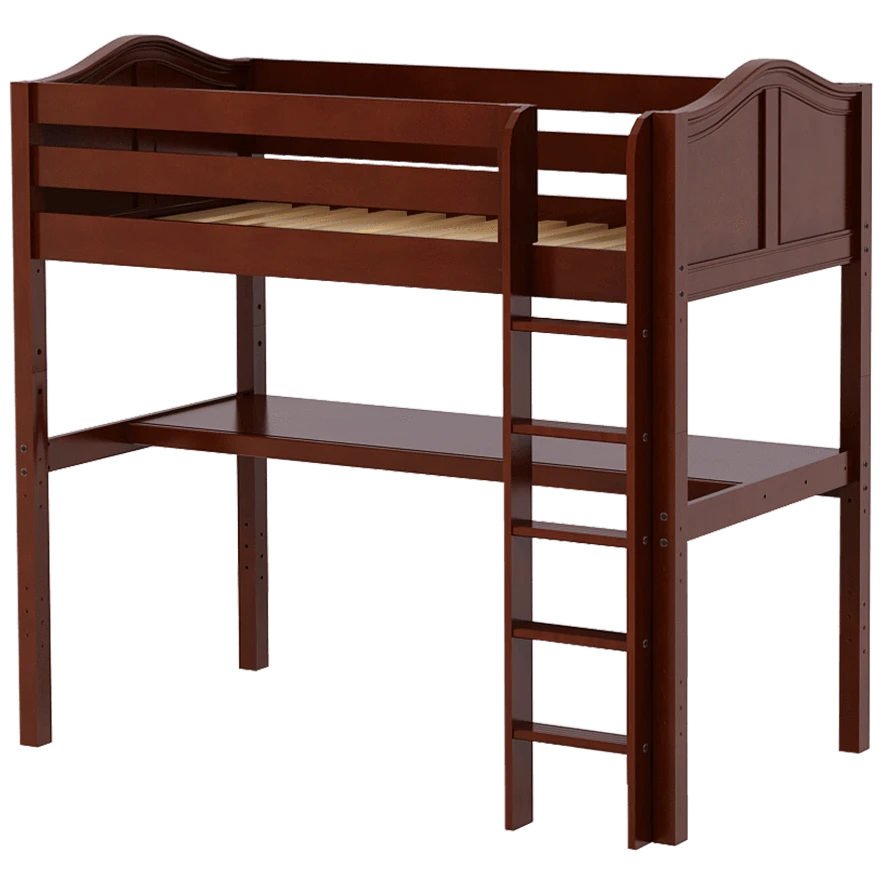 Maxtrix Twin High Loft Bed With Straight Ladder + Desk 16 Maxtrix Twin High Loft Bed With Straight Ladder + Desk - Image 14