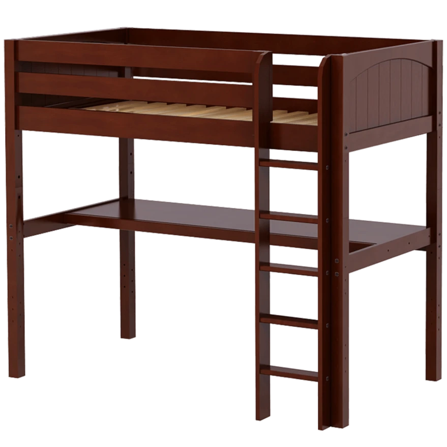 Maxtrix Twin High Loft Bed With Straight Ladder + Desk 14 Maxtrix Twin High Loft Bed With Straight Ladder + Desk - Image 12