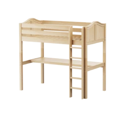 Maxtrix Twin High Loft Bed With Straight Ladder + Desk 38 Maxtrix Twin High Loft Bed With Straight Ladder + Desk -Kids Furniture JIBJAB1 NC a0d35216 a7c4 43b1 aa31 218f6975159c
