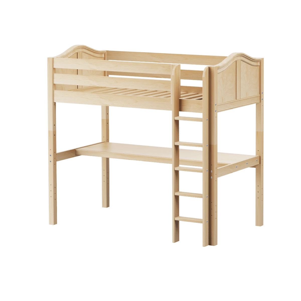 Maxtrix Twin High Loft Bed With Straight Ladder + Desk 19 Maxtrix Twin High Loft Bed With Straight Ladder + Desk - Image 17