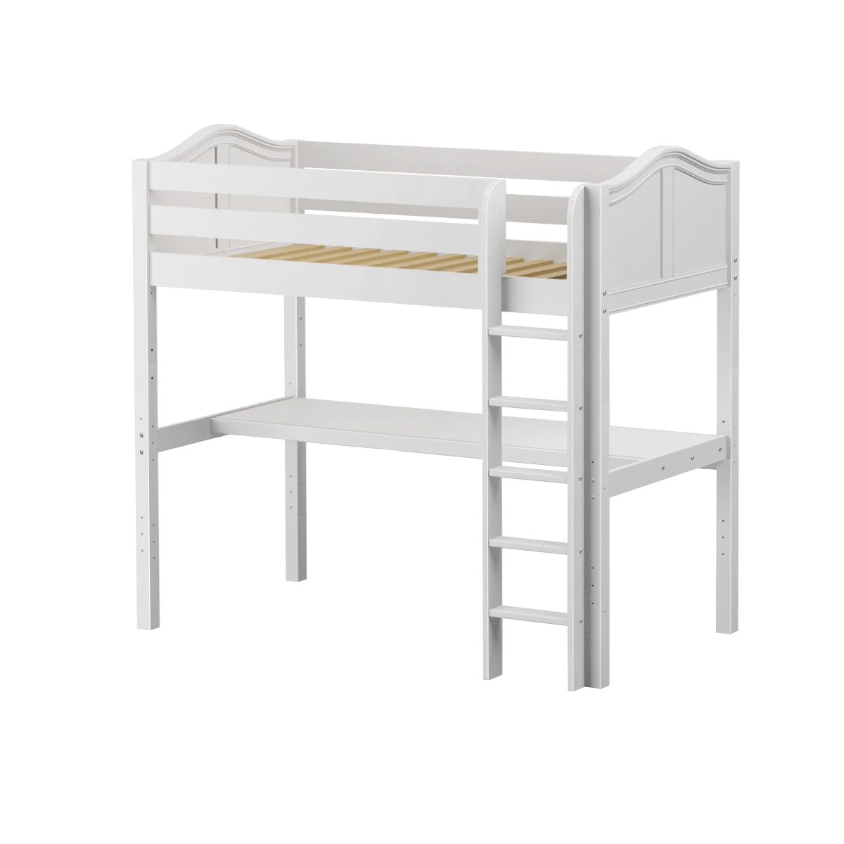 Maxtrix Twin High Loft Bed With Straight Ladder + Desk 22 Maxtrix Twin High Loft Bed With Straight Ladder + Desk - Image 20