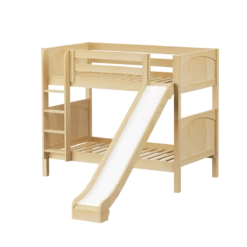 Maxtrix Twin Medium Bunk Bed With Slide -Kids Furniture JOLLY NP