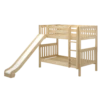 Maxtrix Twin Medium Bunk Bed With Slide -Kids Furniture JOLLY NS