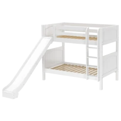 Maxtrix Twin Medium Bunk Bed With Slide -Kids Furniture JOLLY WP