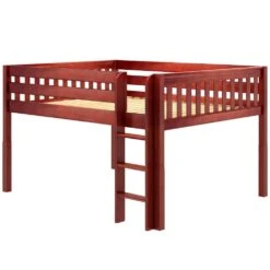 Maxtrix Queen Low Loft Bed -Kids Furniture JOY RIDE XL CS LEFT