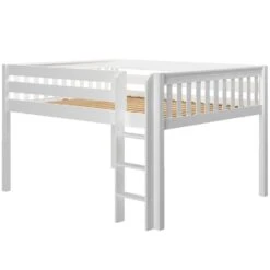 Maxtrix Queen Low Loft Bed -Kids Furniture JOY RIDE XL WS LEFT