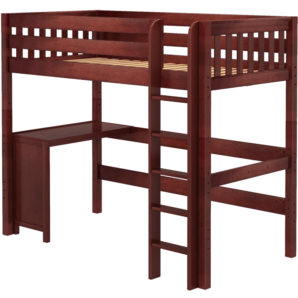 Maxtrix Twin XL High Loft Bed + Corner Desk 3 Maxtrix Twin XL High Loft Bed + Corner Desk