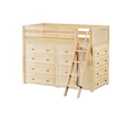 Maxtrix Twin Mid Loft Bed With Angled Ladder + Storage 24 Maxtrix Twin Mid Loft Bed With Angled Ladder + Storage -Kids Furniture KATCHING NP cd1eca9a 6706 42f1 9313 8b481c4ac7f3